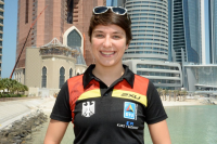 Triathletin Hanna Philippin in Abu Dhabi