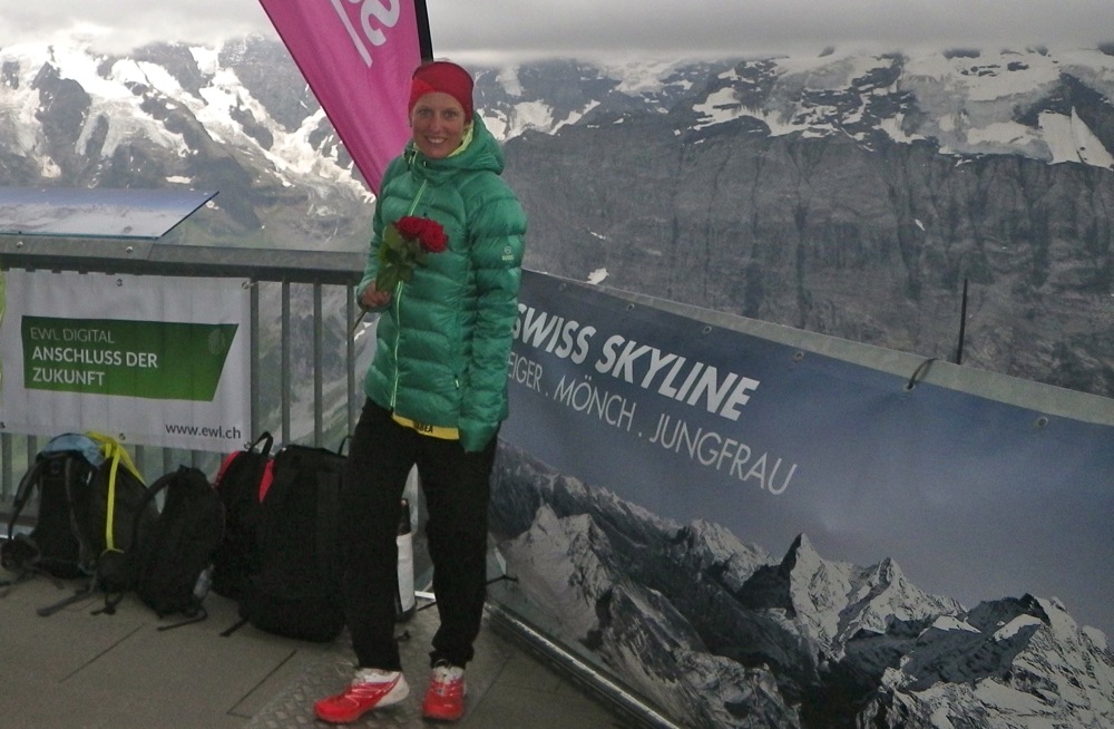 Rabea Vögtle beim Inferno Triathlon 2016 in der Schweiz