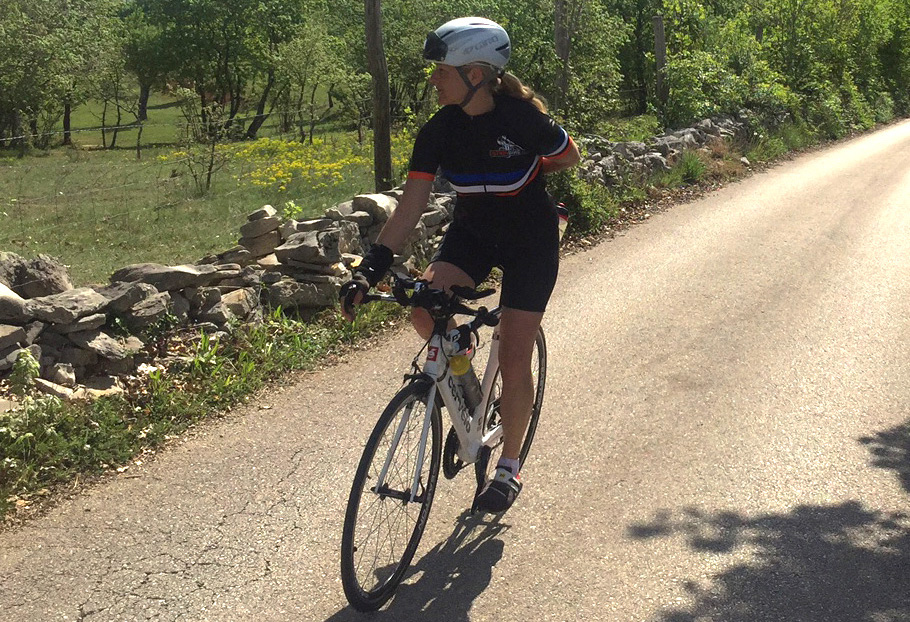 Yoga auf dem Rennrad machen