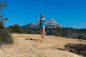 Simone Schwarz beim Trailrunning in Frankreich