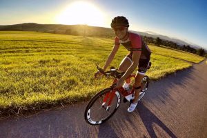 tritime women Botschafterin Luisa Keller beim Radtraining