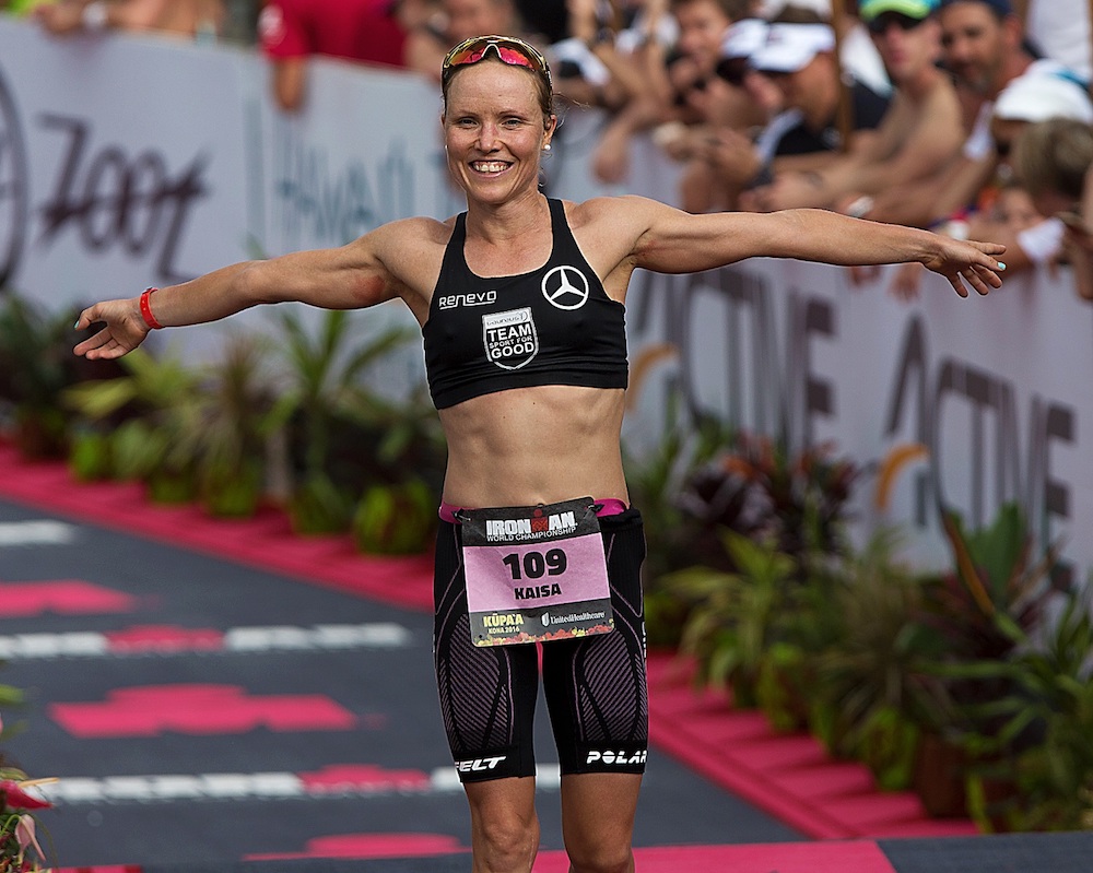 Die Triatletin Kaisa Salin möchte beim Ironman Hawaii aufs Podium