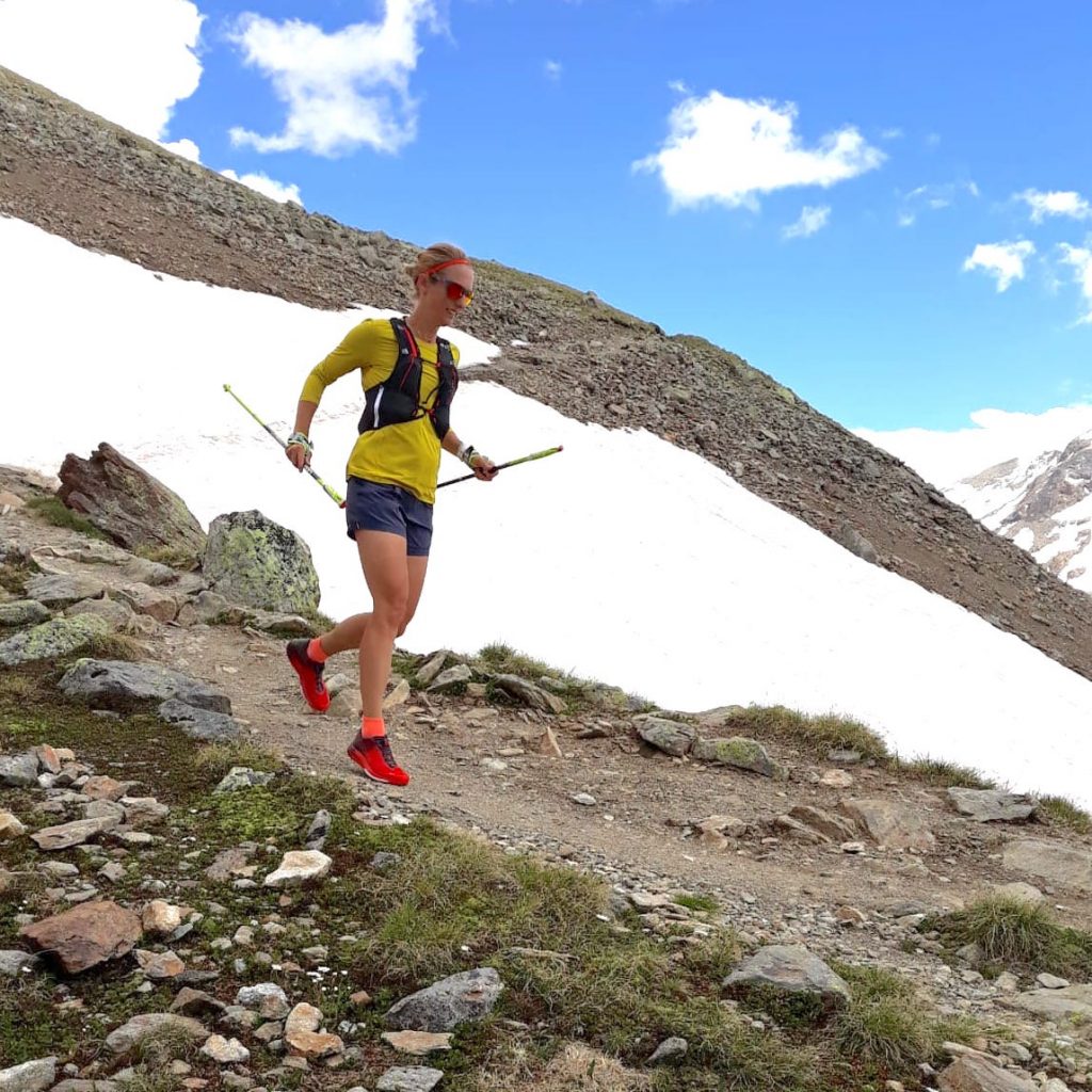 Rabea beim Trailrunning