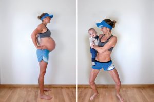 Celia Kuch schwanger und wieder fit