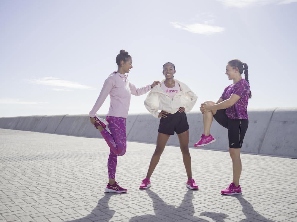 Frauen, zum Laufen motivieren, dieses Ziel haben verschiedene Kampagnen von Asics
