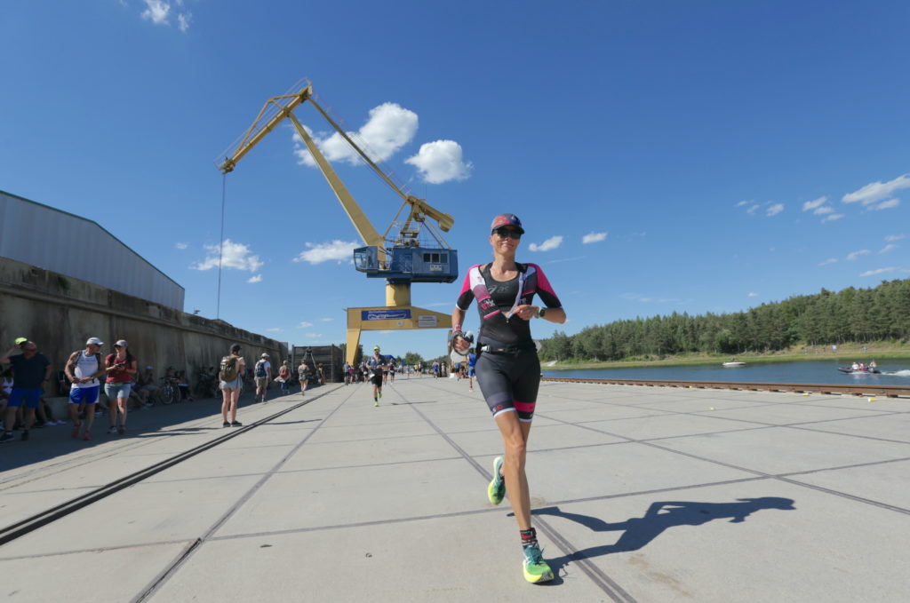 Meike beim Marathon bei der Challenge Roth