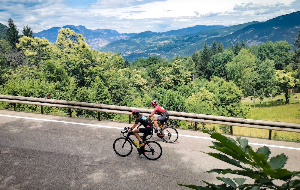 Tour Transalp 2023, Auffahrt zum Monte Bondone