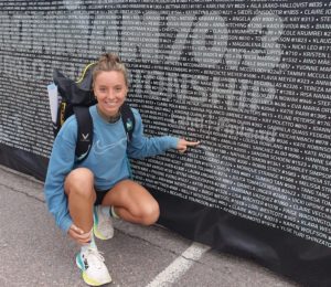 Patricia Schock bei der 70.3 Ironman Weltmeisterschaft in finnischen Lahti